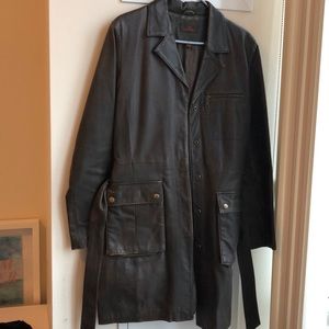 Vintage leather coat